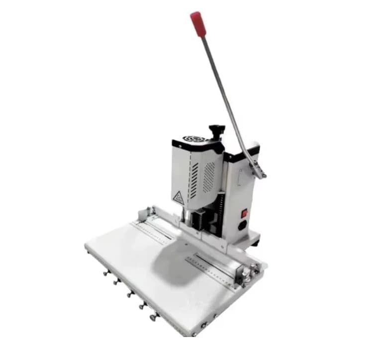 Programmable Multifunction Punching Machine for Office Accounting 220V Office Punching Machine for Graphic Store Engine Motion