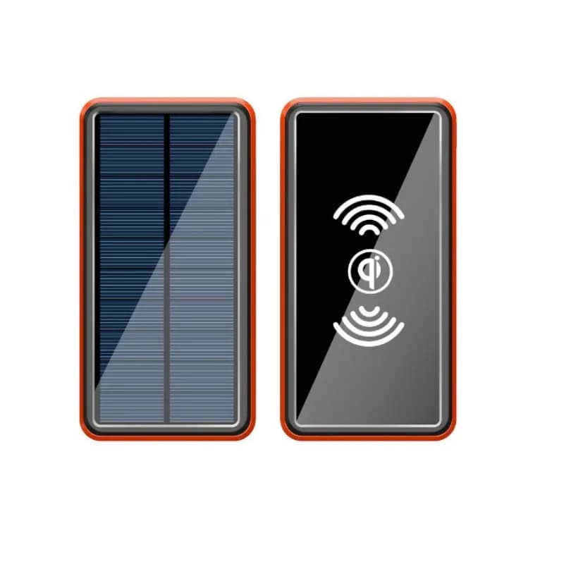 Solar Power Bank 50000mAh Caricatore portatile Batteria esterna Wireless Powerbank 30000 mah Per iPhone Xiaomi Samsung Huawei