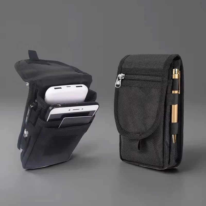 Custodie a marsupio per Oukitel WP61 Ultra WP23S WP55 S WP58 Pro WP62 WP60 WP55 WP210 con cordino e tracolla, custodia a portafoglio a libro da cintura