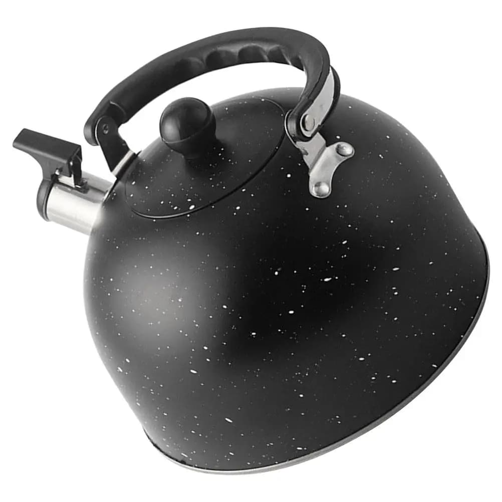 25L stainless steel whistle kettle for stoves, ideal for home, restaurants, hotels, compatible with induction hob, gas and electric, elegant design