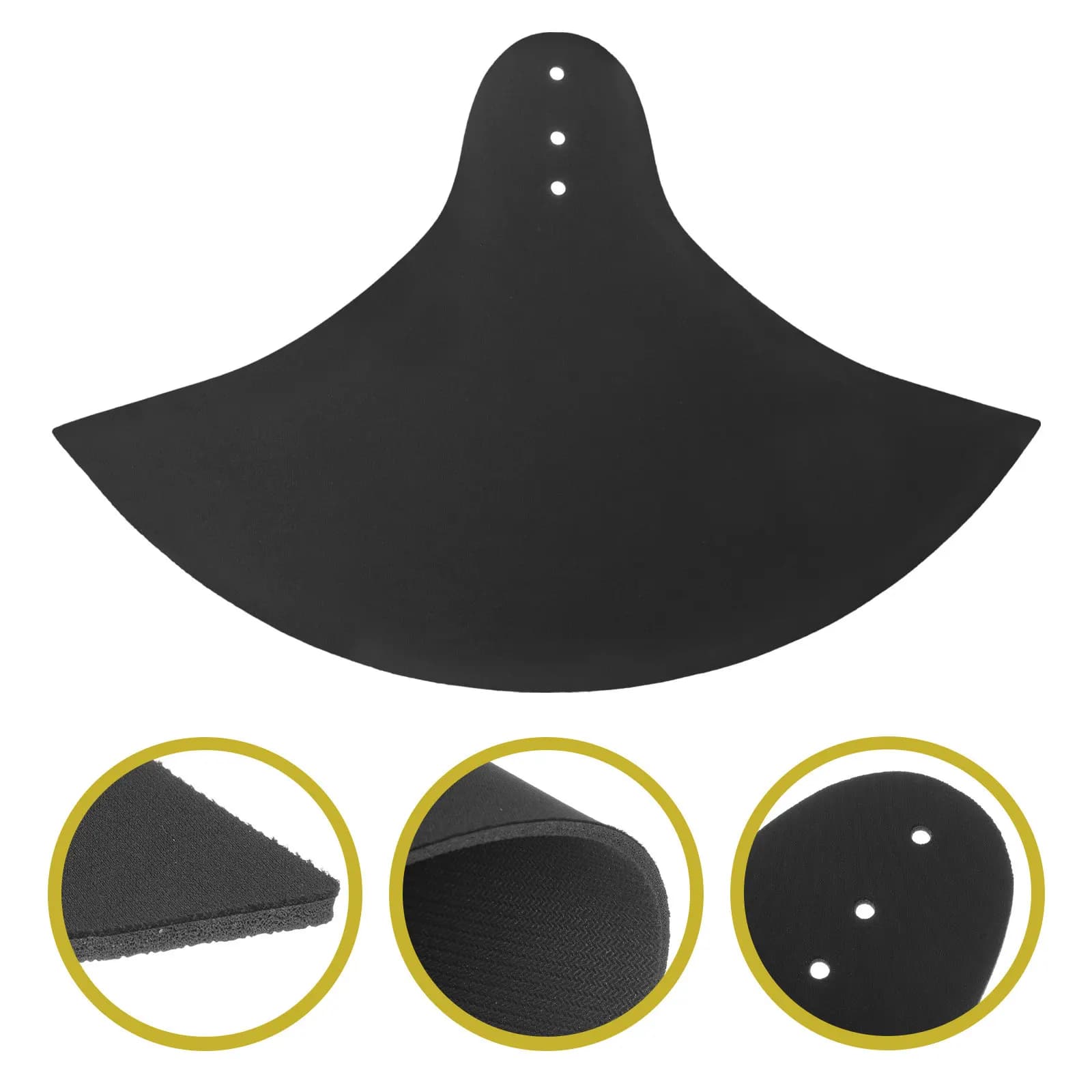 2 Pezzi Pad Silenziatori per Piatti da Batteria, Tappetino per Pratica a Basso Volume, Accessorio per Batteria, Cuscinetto Silenziatore per Strumento