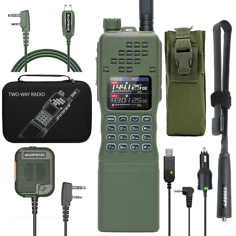 BAOFENG AR-152 PRO GPS Walkie Talkie 12000mAh Multi Band a lungo raggio Bluetooth 10W ProgrammazioneTri-potenza Radio bidirezionale UV-32