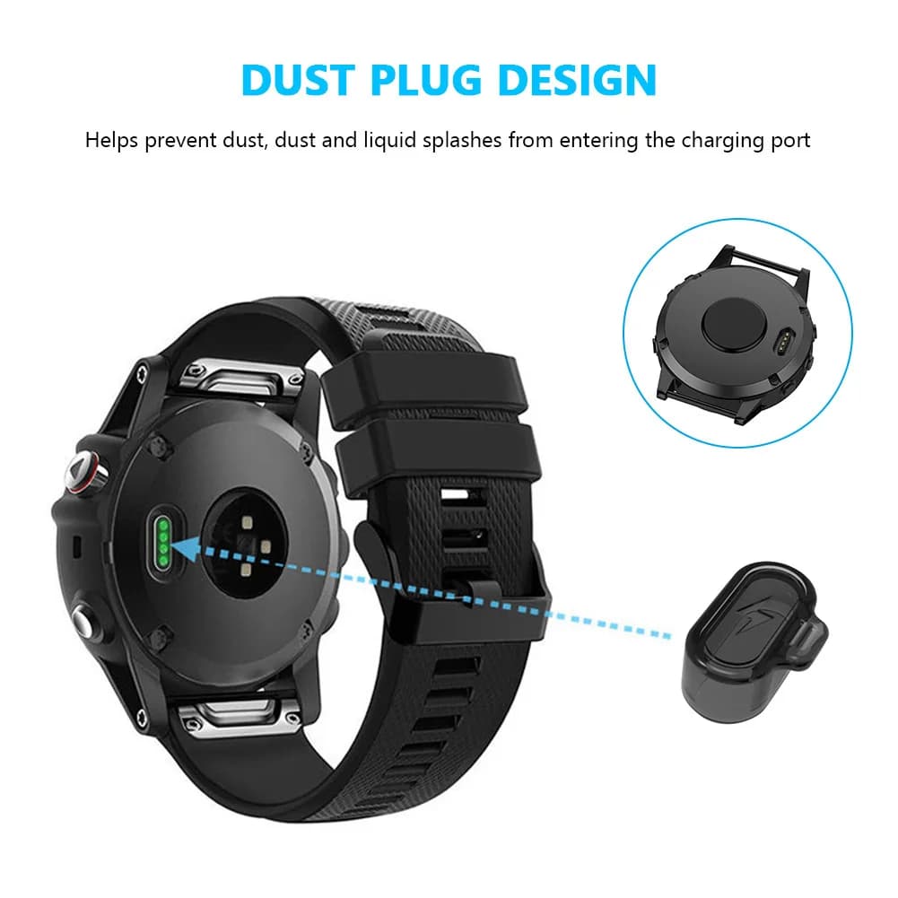 10 pz Copertura Anti-polvere Tpu Tappo di Protezione Smart Watch Accessori Anti-polvere Spina Antipolvere Universale per Garmin Fenix 7 7s 7x 6 5x