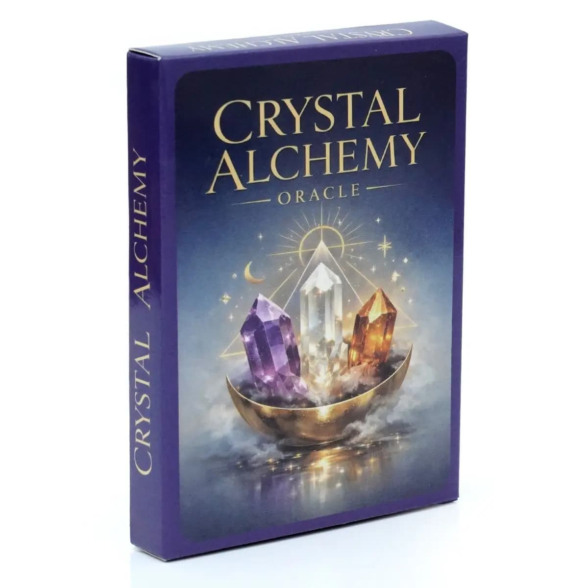 Crystal Alchemy Oracle Deck – 35-Card Inspirational Oracle Cards with Chakra Focused Wisdom