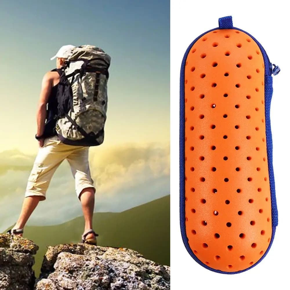 EVA zipper light glasses case with air holes Protective case for portable glasses