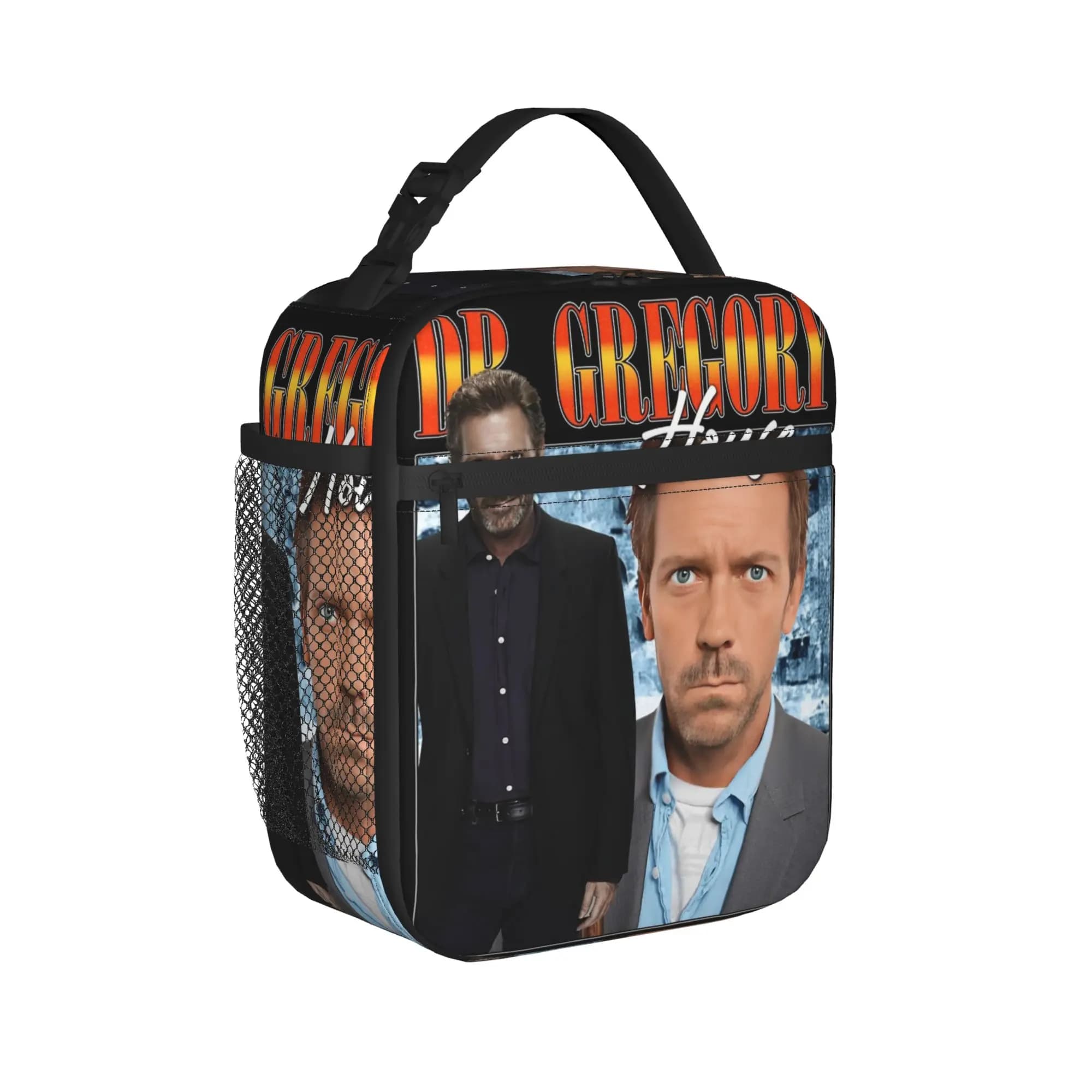 Dr. Gregory House MD Borsa termica per il pranzo, per ufficio, portatile, Bento Box, contenitore termico per il pranzo