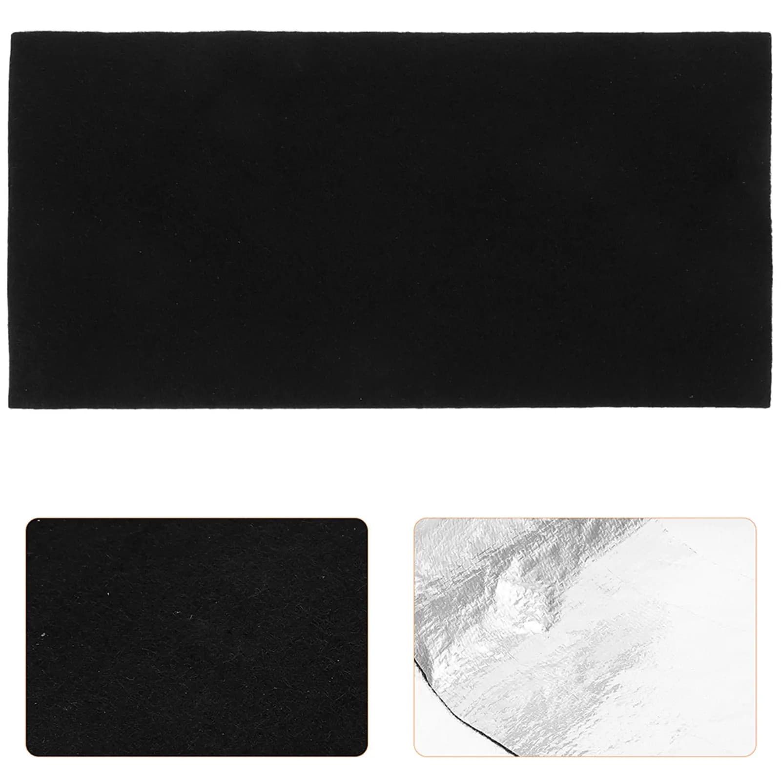 2Pcs Fireproof Incense Burner Mats High Temperature Resistance Heat Resistant Pads for Home Yoga Room 25x10cm Catcher