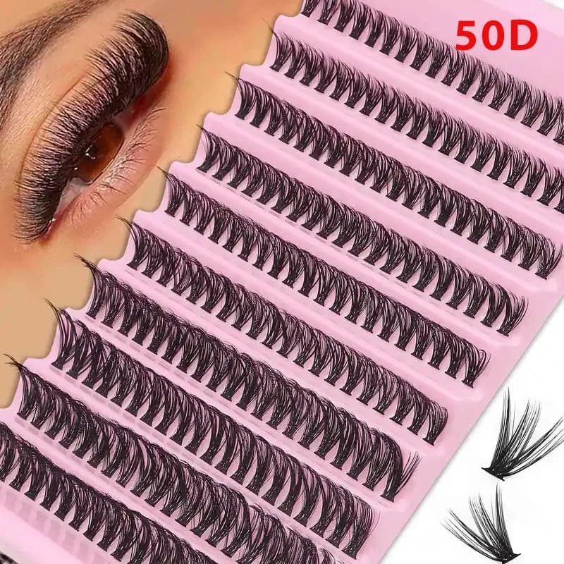 200 Pz FAI FROM YOU Personal Eyelashes 40P Cluster Eyelashes Natural Appearance 9-16MM D Eyelashes Cluster Personal Eyelashes