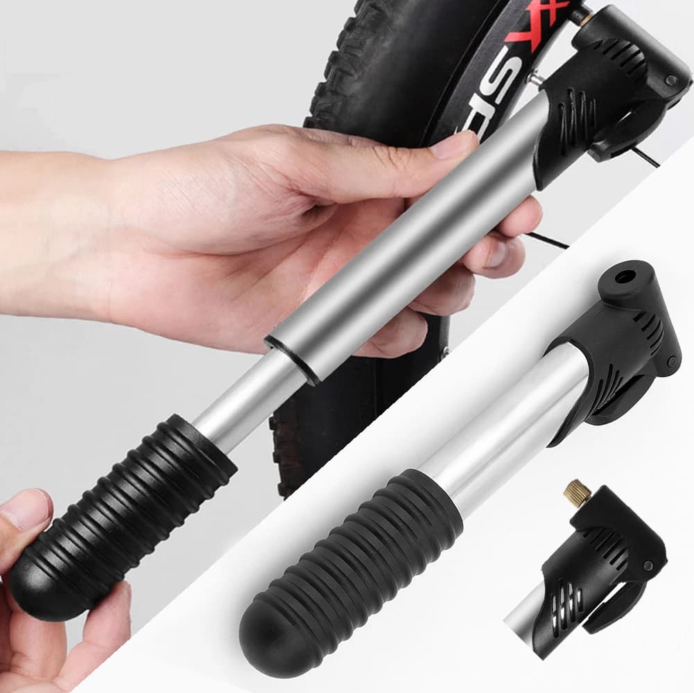 Mini pompa per bicicletta portatile pompa ad aria manuale per bicicletta gonfiatore per pneumatici a sfera valvola Schrader Presta accessori per biciclette pompa per bici da strada MTB