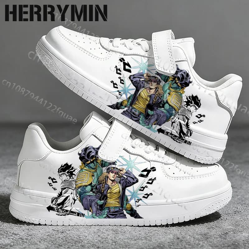 Kujo Jotaro New Hot Selling Kids Sneakers Simple Solid Color Sole Wear Resistant Sports Shoes Products Boys Girls Flat Shoes