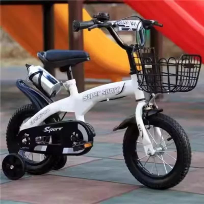 Novice learning special light cycling bicycle, anti-rollover bicycle with auxiliary wheels