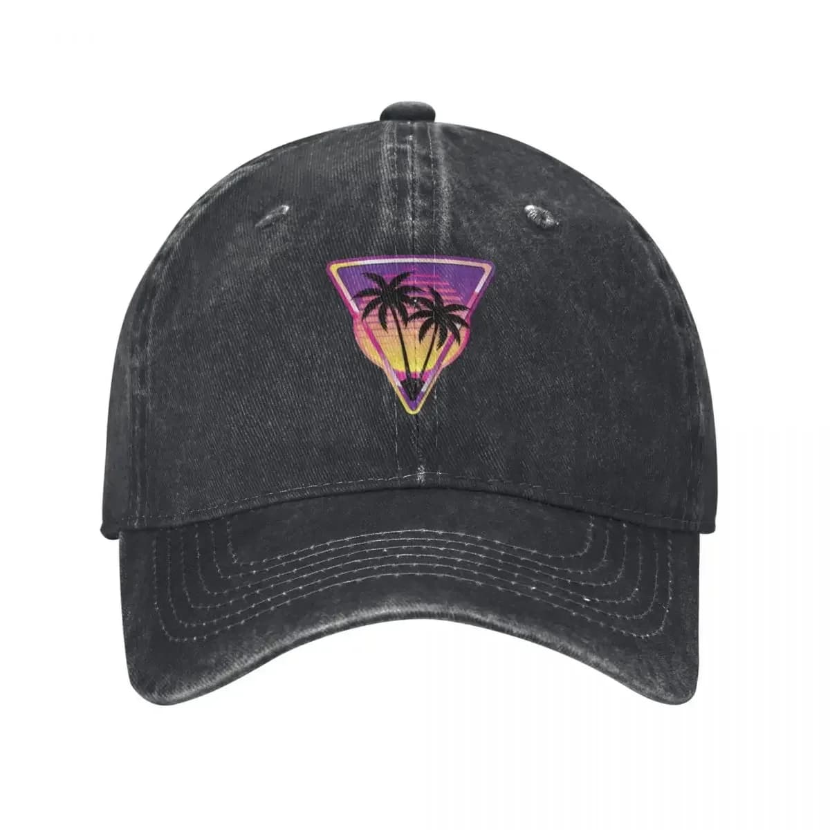 Pink Vaporwave Island Baseball Cap Hat Baseball Cap Icon black Uv Protection Solar Hat Men Golf Wear Women's