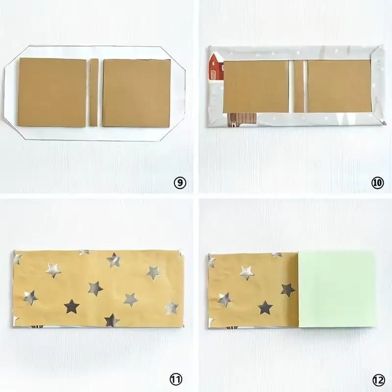 6Pcs Bookbinding Scrapbooking Tools Kit for Beginners DIY Stencil Set Easy Use Craft Supplies for Planners Journals Albums