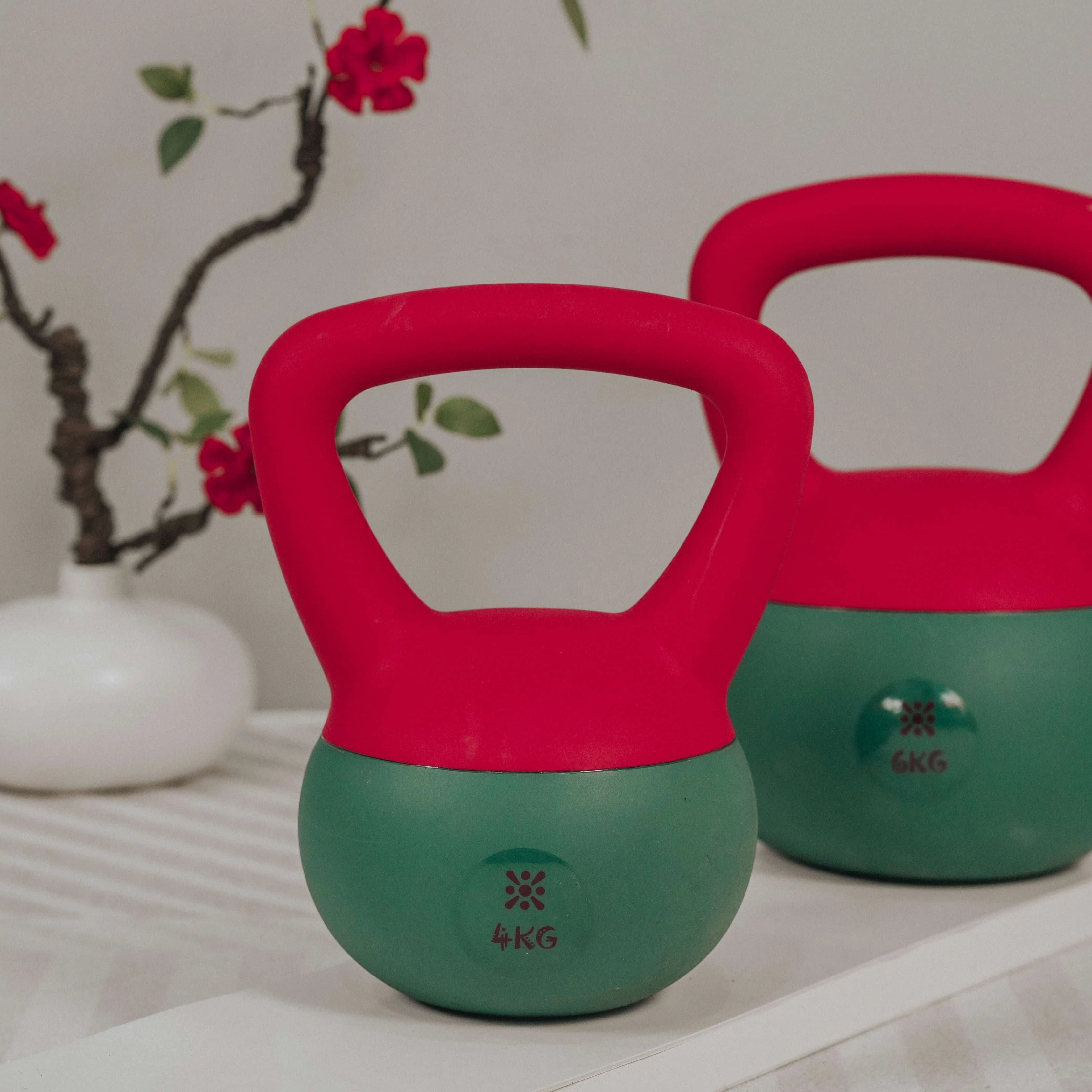 Soft PVC Kettlebell with fitness kettle bell for wholesale workout with 6 kg OEM kettlebell