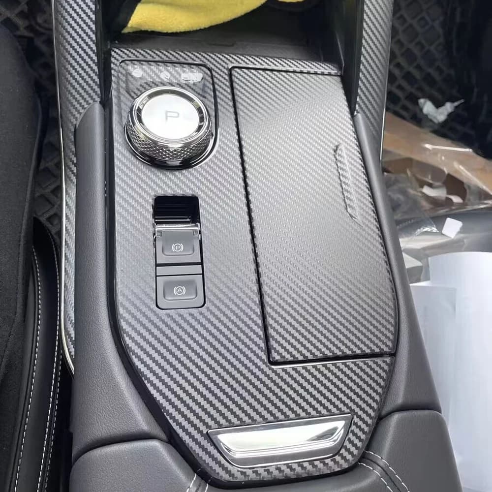 Fibra di carbonio per Haval H6 2021-2024 Pellicola per auto Adesivi interni Console centrale Gear Cruscotto Air Door Maniglia Pannello di sollevamento
