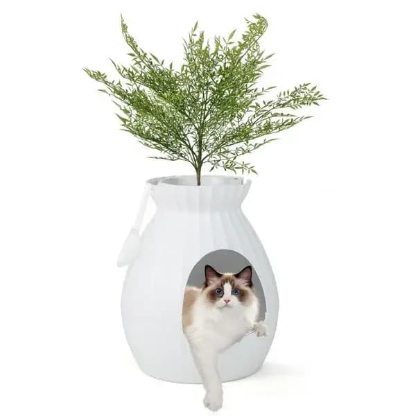 Lettiera Intelligente per Gatti con Controllo degli Odori e Funzioni di Sanificazione