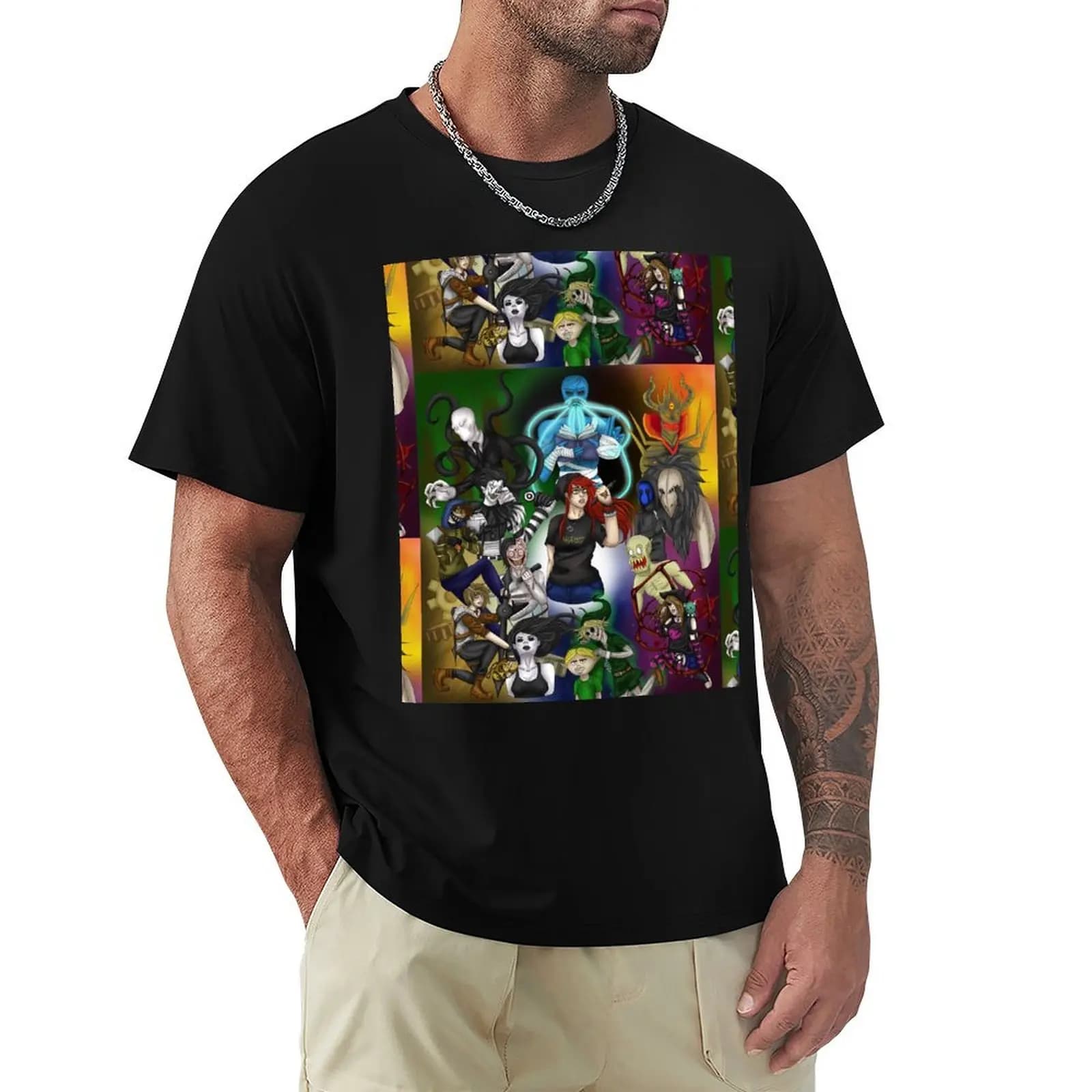 Creepypasta: Rise Of The Creator. T-Shirt Street Art Print Tee Shirt