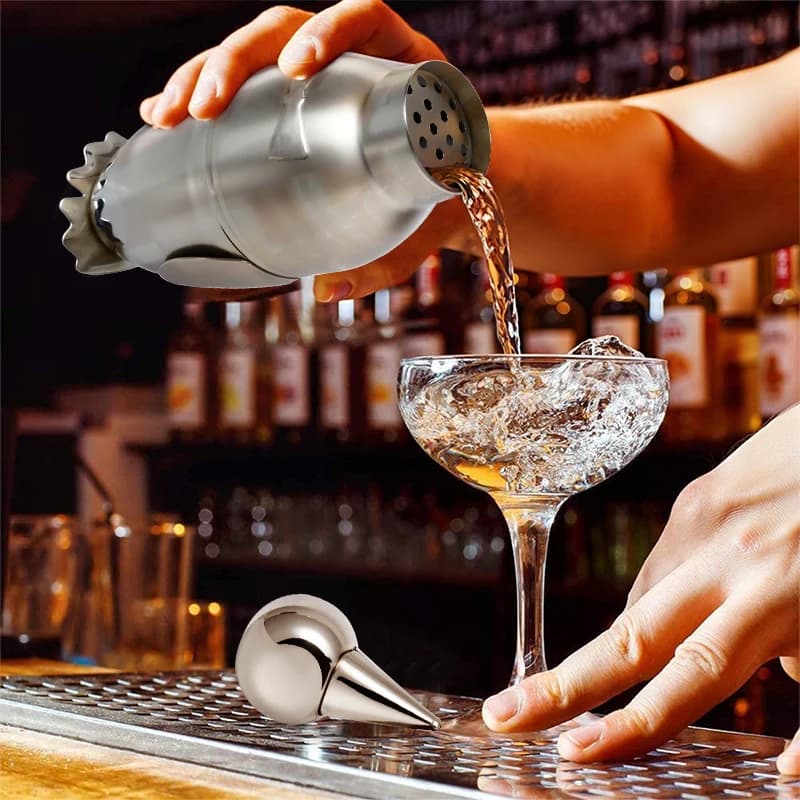 Shaker per cocktail in acciaio inossidabile 500ml Bar Shaker Strumenti Mixer Vino Martini Boston Shaker Strumenti per Bar Barista Party Mixologo