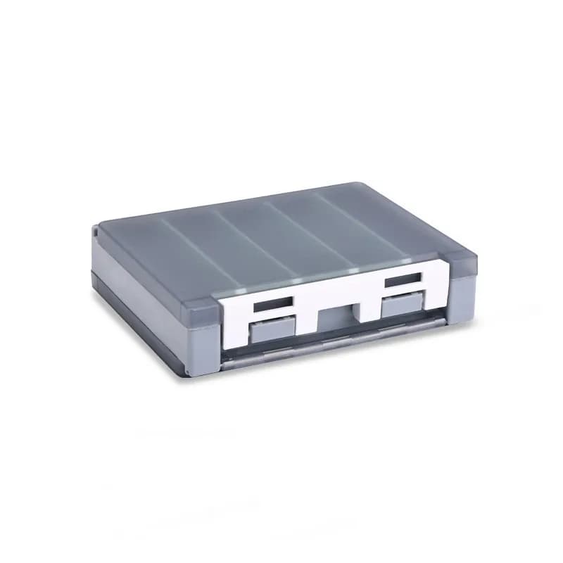 Two-part ABS Bag Box, Double Sided Fishing Equipment Organizer with EVA Soft Parts, Removable Dividers and Filter Cover