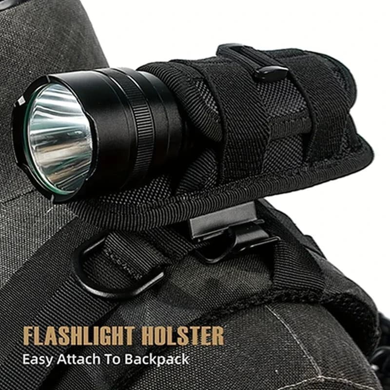 Nylon Cover Case for Flashlight Tactical Cover Case for Hunting Belt Tool Case for 360 Degree Torch