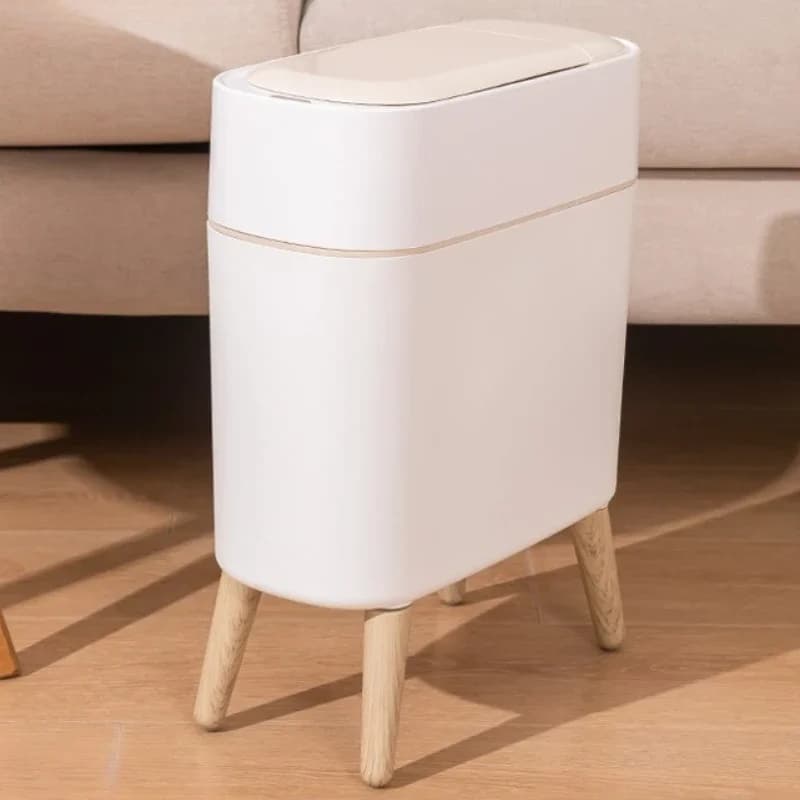 Automatic Sensor Trash Can Smart Waste Bins Living Room Luxury Creative Garbage Bin Household Food Rubbish Organization Basket