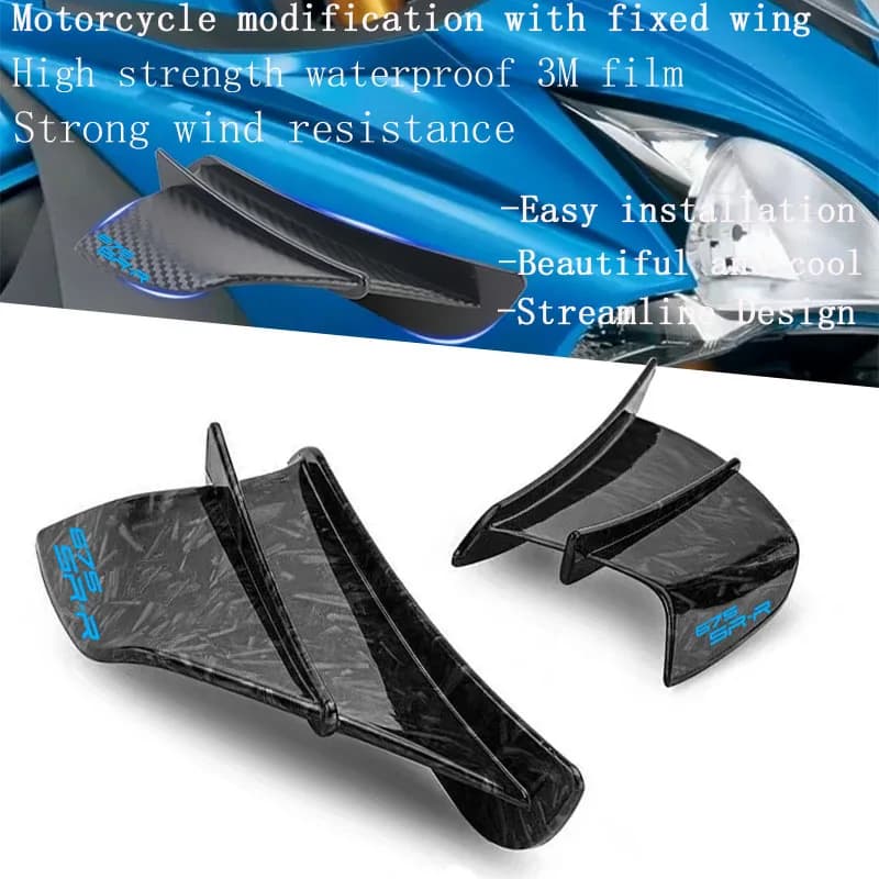 Misura Per 675SR 675 SR 675SR-R CF Moto SR 675 SR-R675 Moto Carenatura Laterale Winglet Aerodinamico Ala Deflettore Spoiler