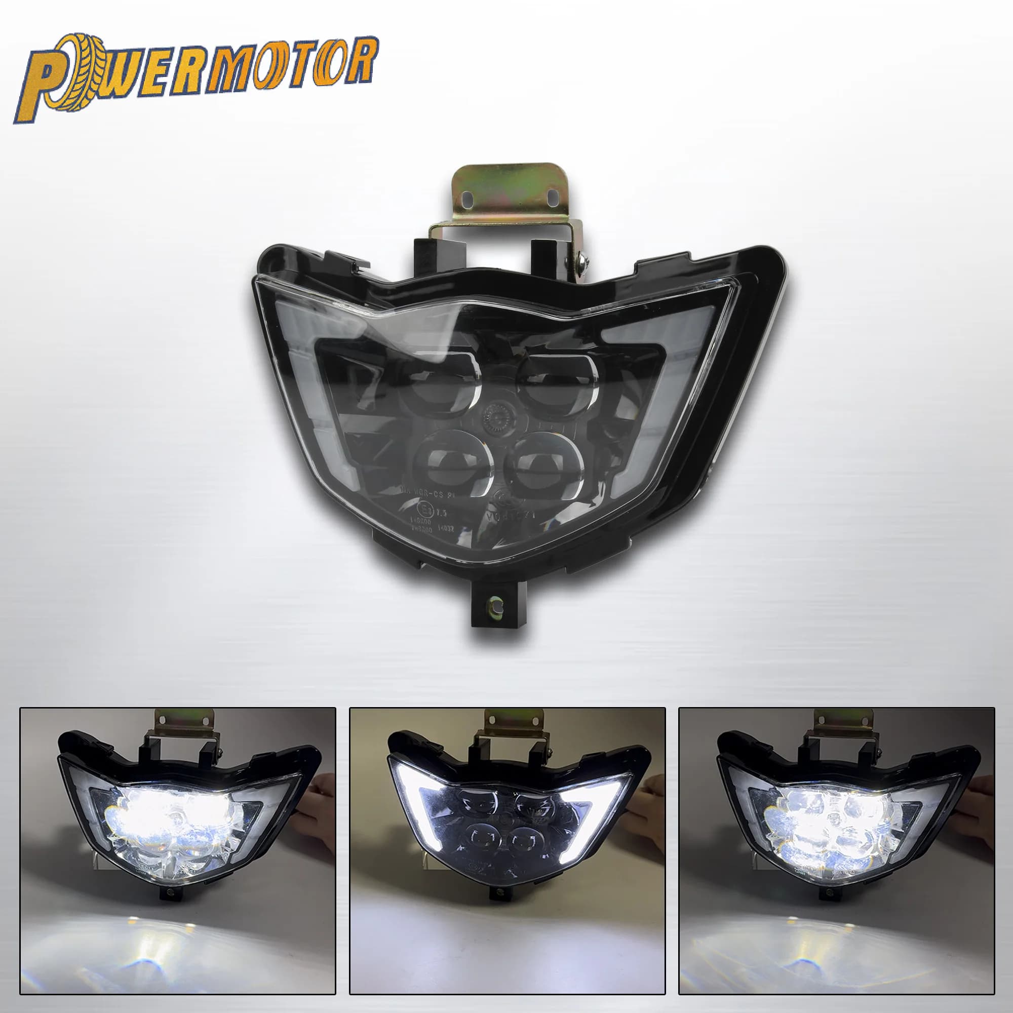 Faro LED per moto Enduro Dirt Bike Head Light Motocross per Yamaha WR250F WR450F YZ250F YZ450F 250F 450F MX
