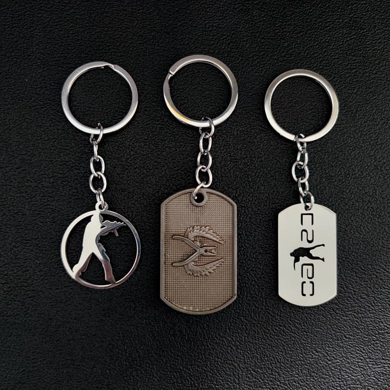 Gioco CSGO Portachiavi Counter Strike CS GO Portachiavi in acciaio inossidabile per uomo Maschio Keying Porte Clef Chaveiro Zaino Accessori