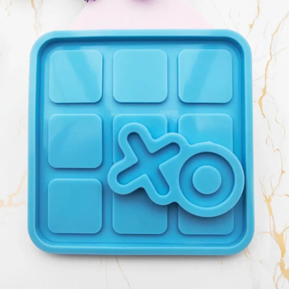 Set di Stampi in Silicone per Pezzi degli Scacchi, per Giochi da Tavolo, Creazioni in Resina Epossidica Fai-da-Te, Flessibili e Riutilizzabili
