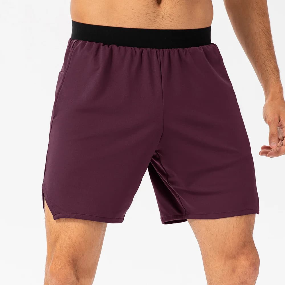 Pantaloncini da corsa a rapida asciugatura per uomo, pantaloncini sportivi casual da palestra e per attività all'aperto con tasche, pantaloncini da yoga e allenamento, pantaloni corti da palestra, abbigliamento fitness.