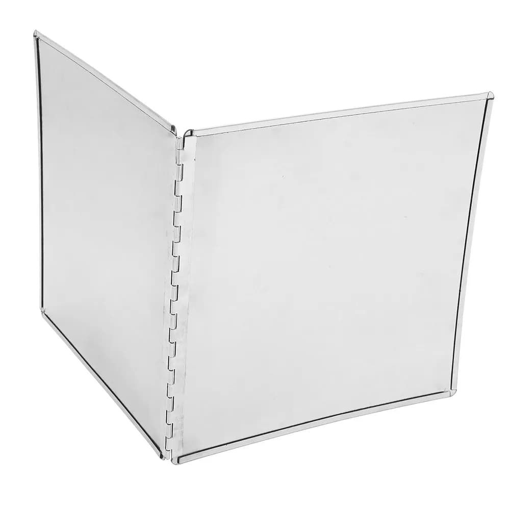 Stainless Steel Splatter Screen for Frying Pan Foldable Oil Resistant Stove Top Backsplash Guard Multi Purpose Grease Shield