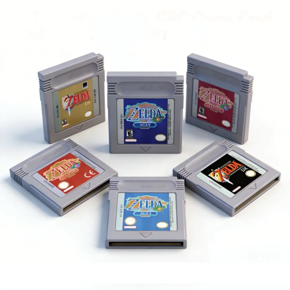 Cartuccia di Gioco Zelda GBC 16 Bit per Console Gameboy, Versione Inglese Classica di Awakening Oracle of Seasons