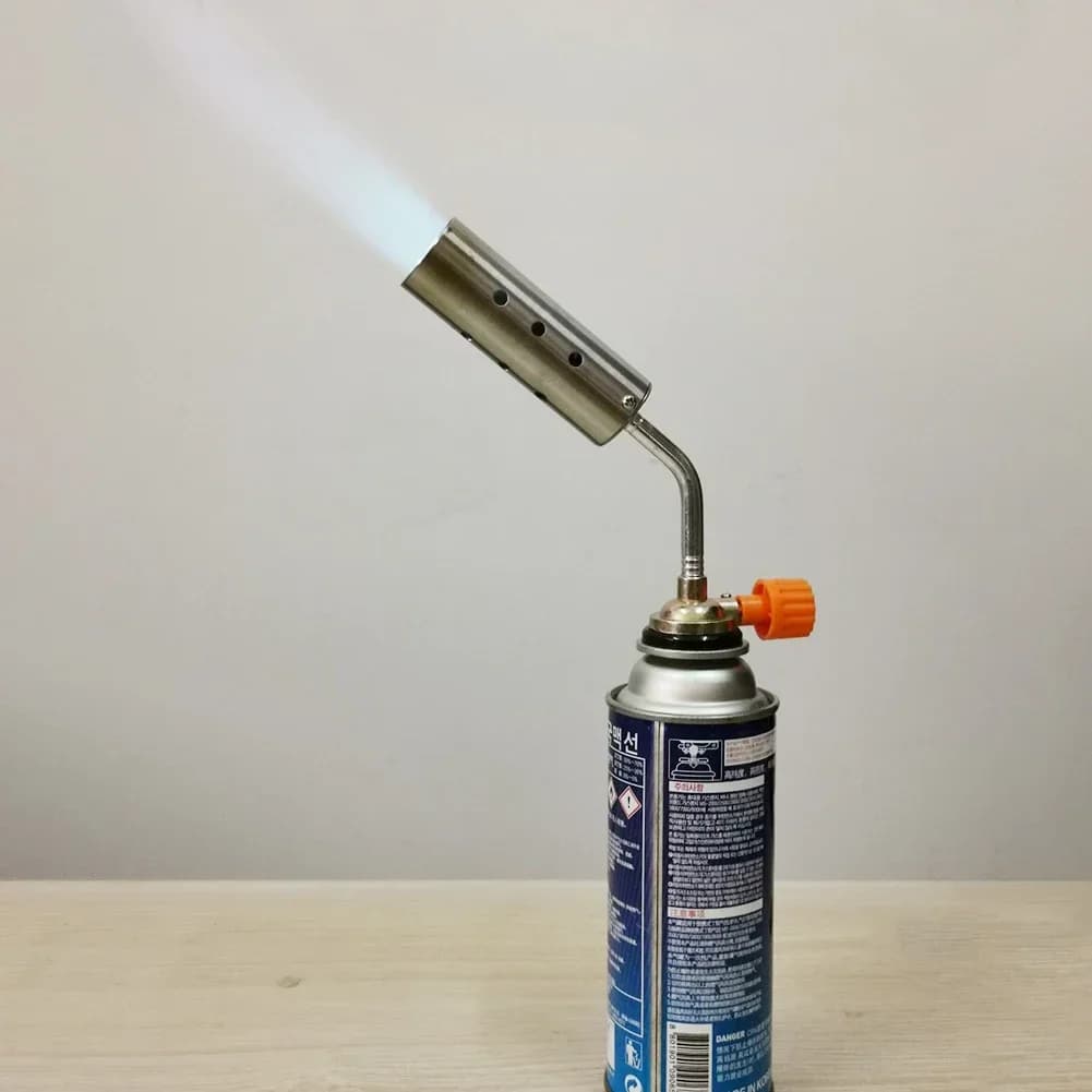 Torcia a Gas per saldatura pistola a fiamma bruciatore a butano ad alta temperatura campeggio all'aperto BBQ lanciafiamme accendino riscaldamento attrezzature per saldatura