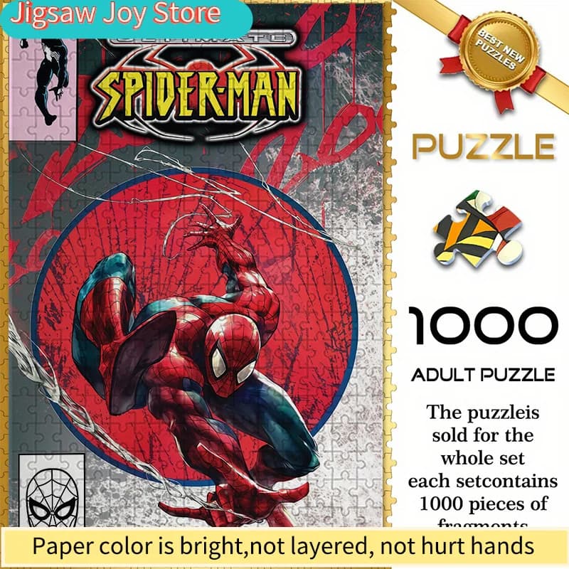 Puzzle senza giunture a tema Marvel's Spider-Man W26.1.9-26, con poster dinamici del fumetto The Ultimate Spider-Man C