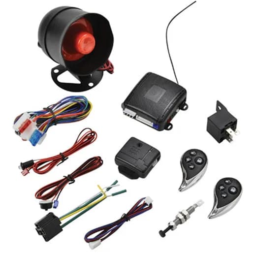Allarme antifurto per auto TSK-100 con chiave intelligente, sistema antifurto sonoro e luminoso, blocco/sblocco remoto, ACC, antirapina