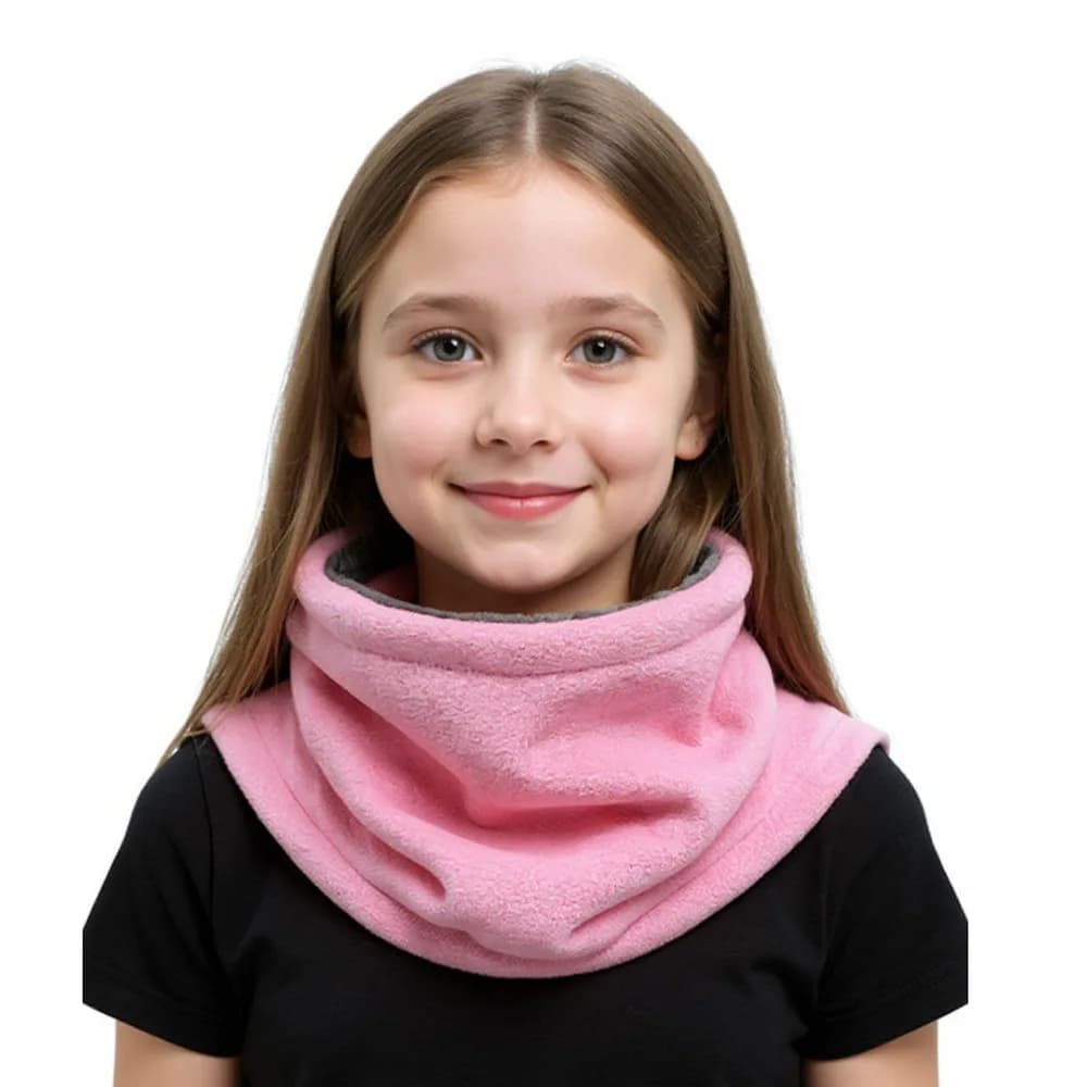 Sciarpa per ragazza in caldo pile di peluche invernale, ghetta per collo per bambini per ragazze Sciarpa per colletto da donna Silenziatore sopra 8 anni Sciarpe per bambini per ragazze