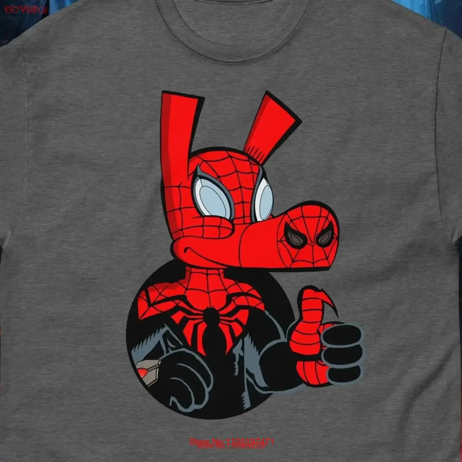 Otto Octopussycat Superior Spider Ham Variante T-shirt classica invecchiata vintage lavata Grafica confortevole