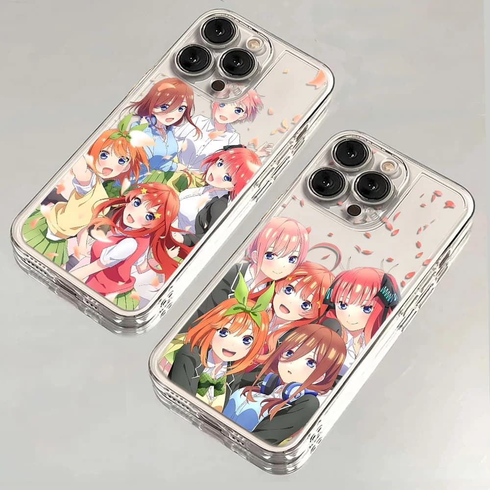 Cover per iPhone The Quintessential Quintuplets Trasparente per iPhone 17 16e 16 15 14 13 12 11 Mini Air Pro Max X XR XSMax 7 8 Plus