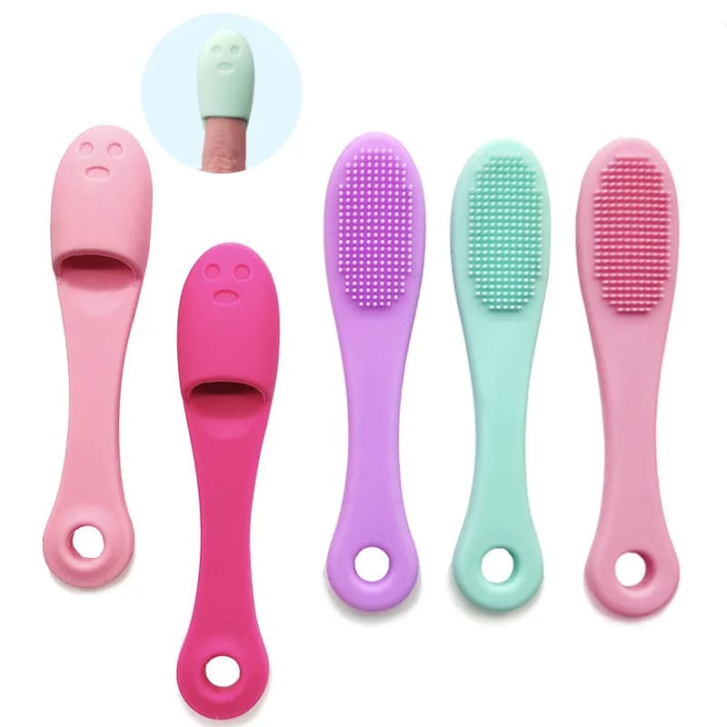 Spazzola per il mento per gatti Morbido silicone per toelettatura Scrubber per il mento Antiscivolo Multifunzionale Forniture per animali domestici Spazzola per la pulizia per gatti e cani