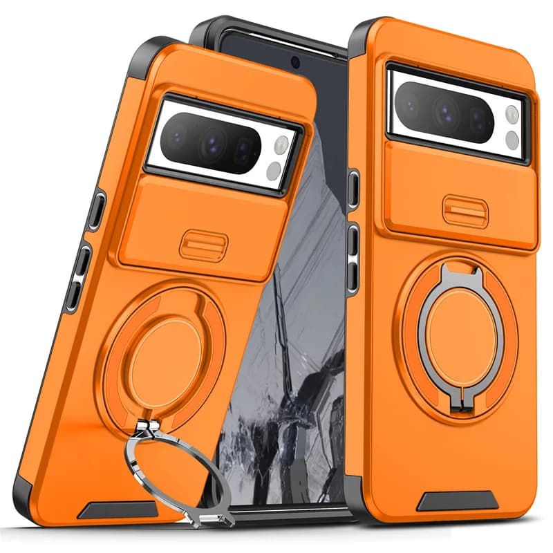 Shockproof Armor Case For Google Pixel 11 10 8 9 Pro XL Magnetic Ring Stand Phone Cover Pixel 11 8 9 10 Pro Camera Protect Funda