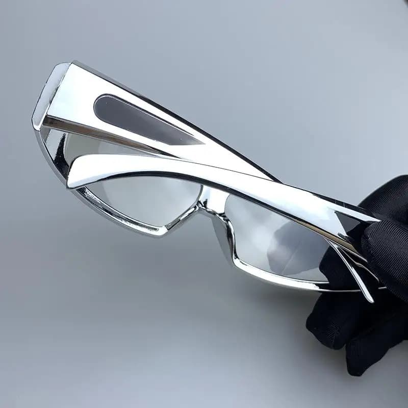 Punk Y2K Sunglasses Women Goggle Light Luxury Retro Wrap Square Sun Glasses Shades Eyewear Female Woman Accessories