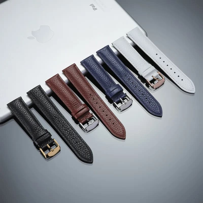 PU Leather Watch Band 12mm 14mm 16mm 18mm 20mm 22mm Watch Strap for Women Ultra-thin Wrist Watchband Universal Replacement Belt