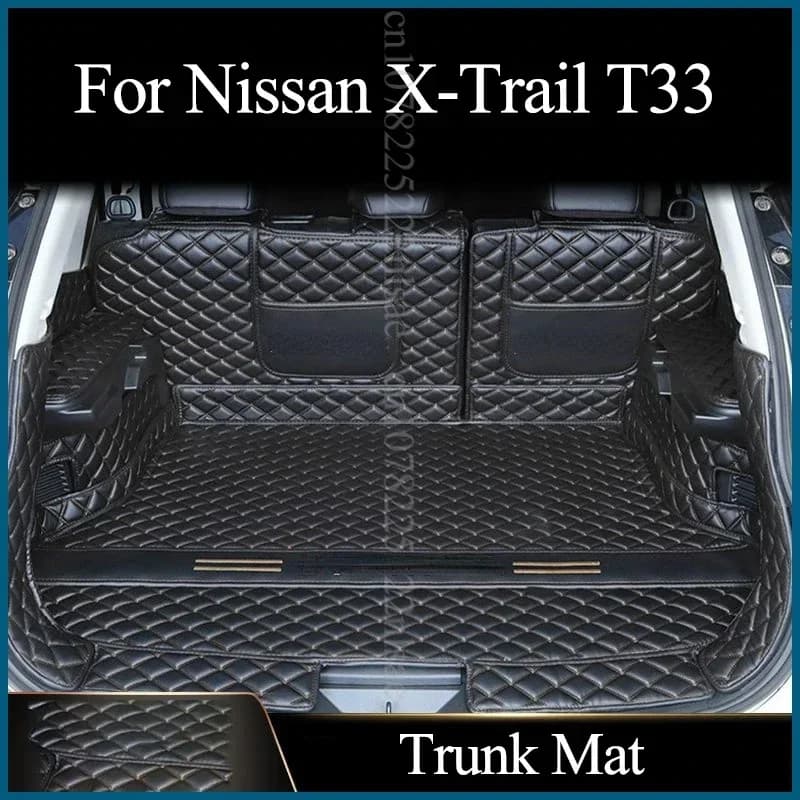 Car Trunk Mat for Nissan X-Trail EV XTRAIL E-Power Rogue T33 2025 Waterproof Mat Liner Cargo Trunk Tray Carpet Luggage Pad