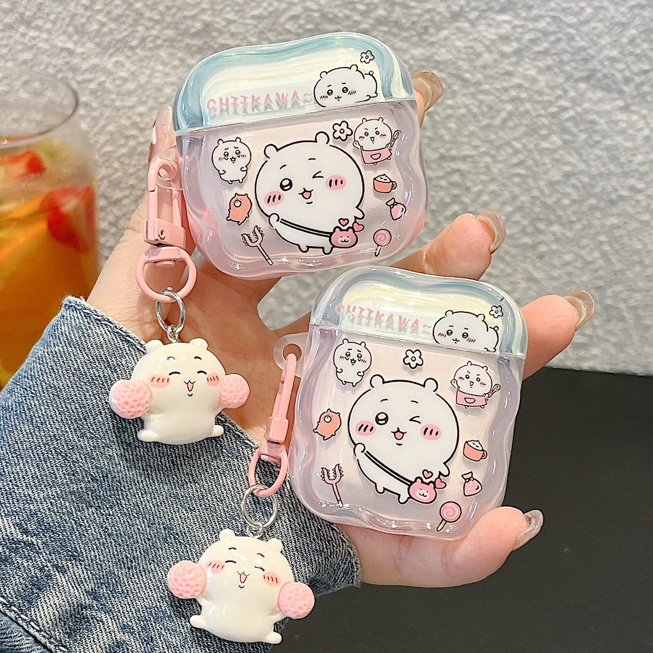 Cute Cartoon Chiikawa Usagi Hachiware Earphone Case For Airpods 1 2 3 4 Pro 2 3 Wireless Bluetooth Headset Protective Cover