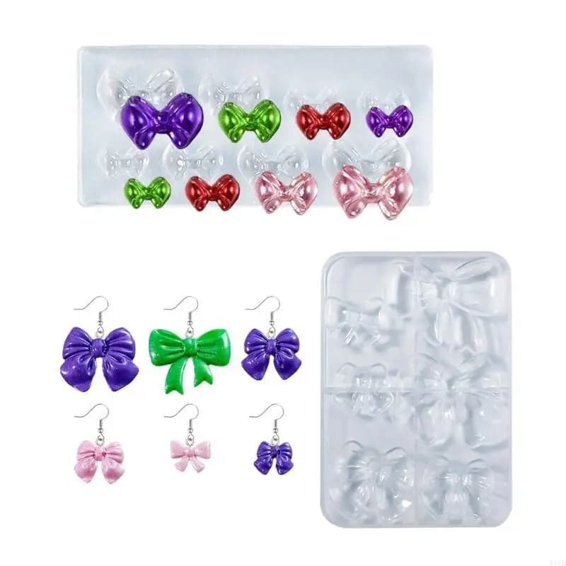 Stampo in silicone per appassionati del fai da te, accessori per fermagli per capelli a farfalla, per realizzare stampi