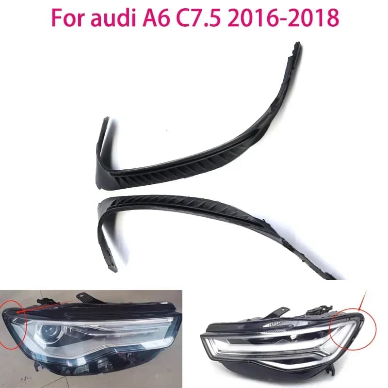 Guarnizione del faro striscia di pelle impermeabile per fari auto ernia LED Matrix fari per Audi A6L C7PA C7.5 2016-2018