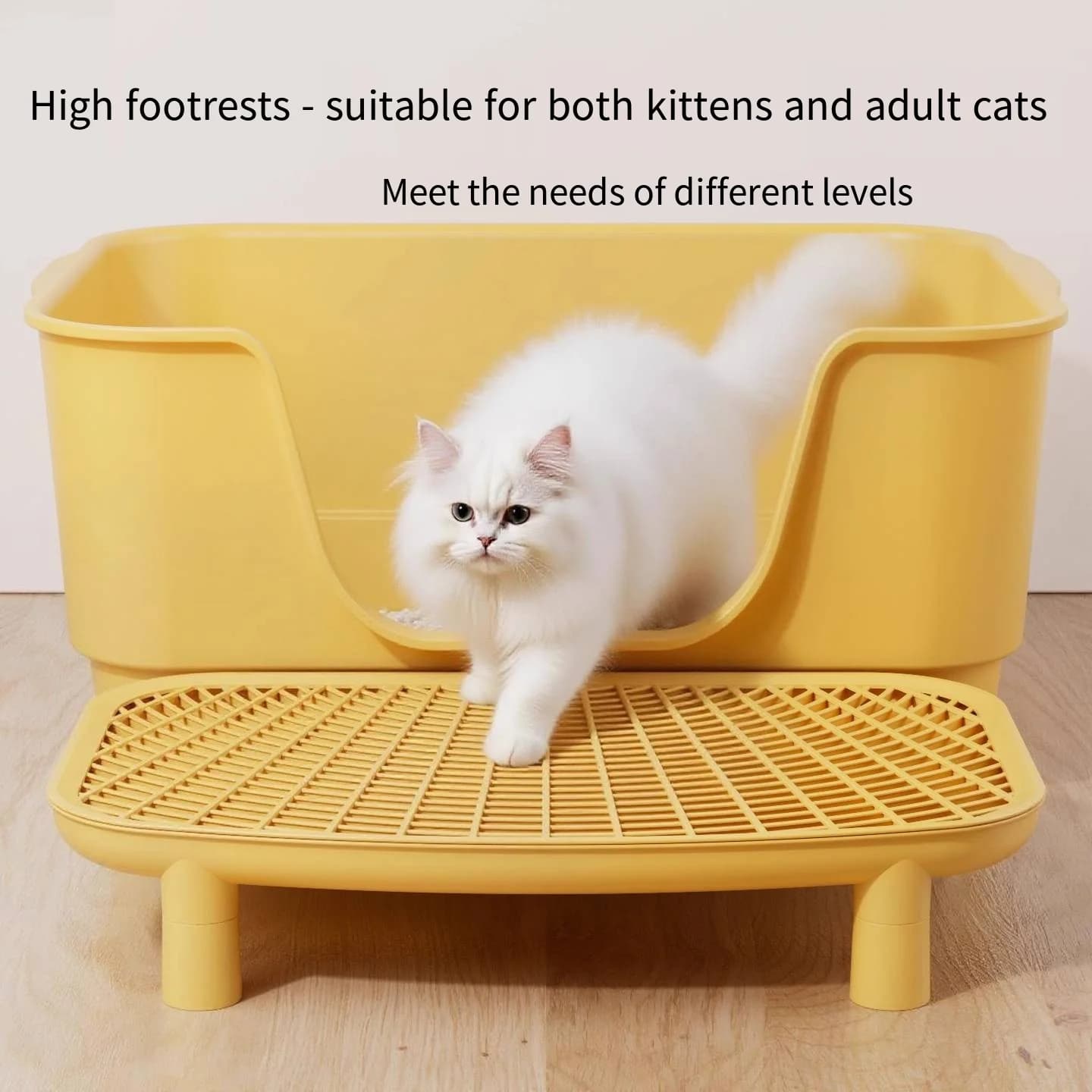 Cat litter pad Pet lover's tray Double-layer litter control platform Anti-sand spill protection for toilet Anti-splash mat