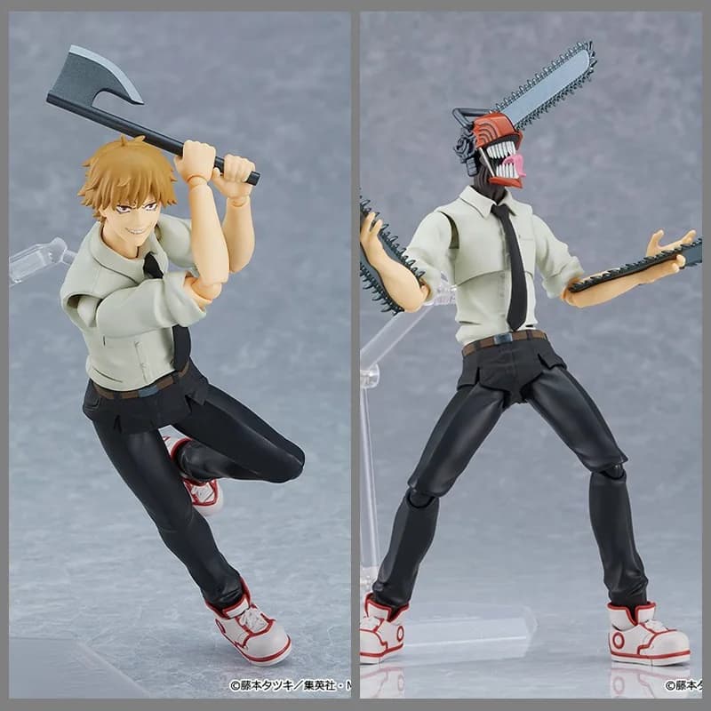 Figma 586 Chainsaw Man Denji Action Figure Articolata, Modellino da Collezione in Scatola, Statuetta per Esposizione su Scrivania