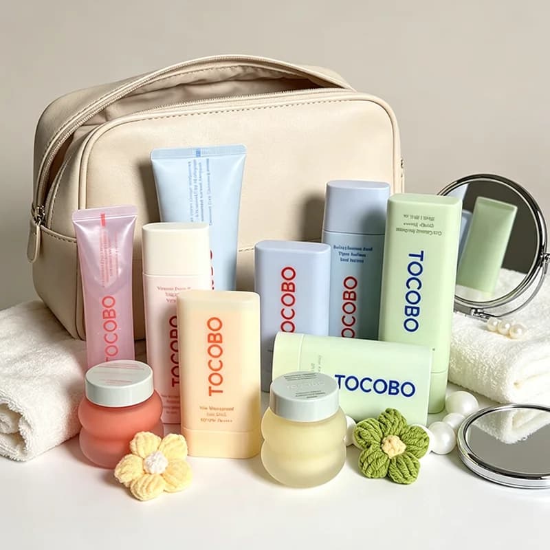 Hot Tocobo Bare-Faced Cream SPF 50+ Smear Sunscreen Smooth Foundation for Natural Glow Hydrating Face Base for All Skin Type