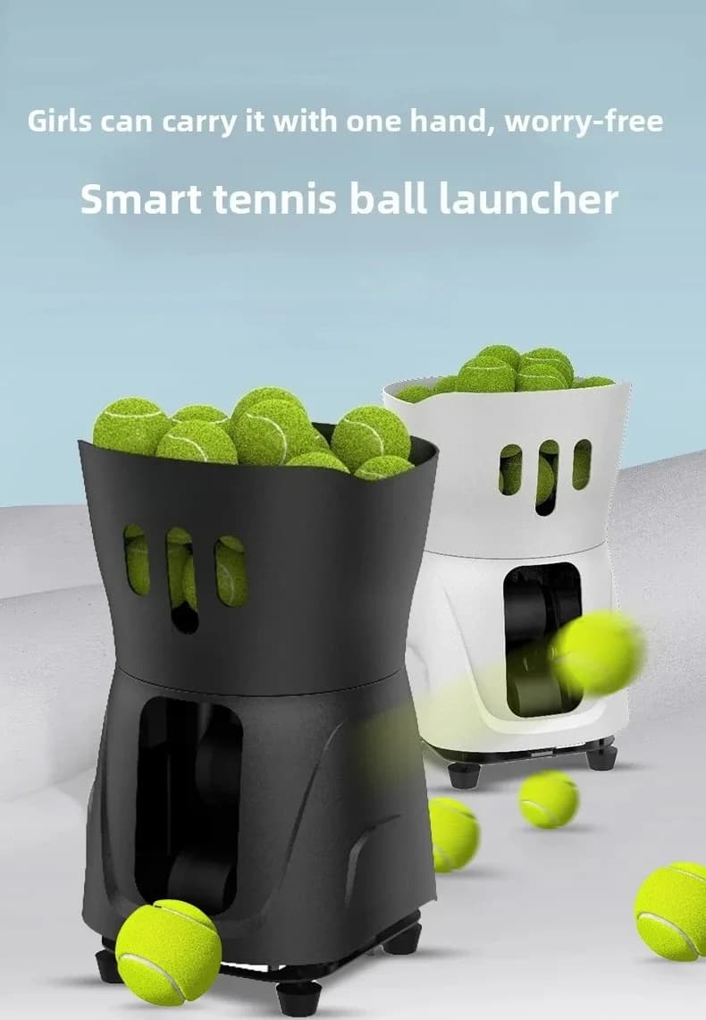 PUSUN PT-Mini Pro Nuova Macchina Lanciapalle da Tennis Ultra Leggera, Attrezzo per Allenamento Tennis
